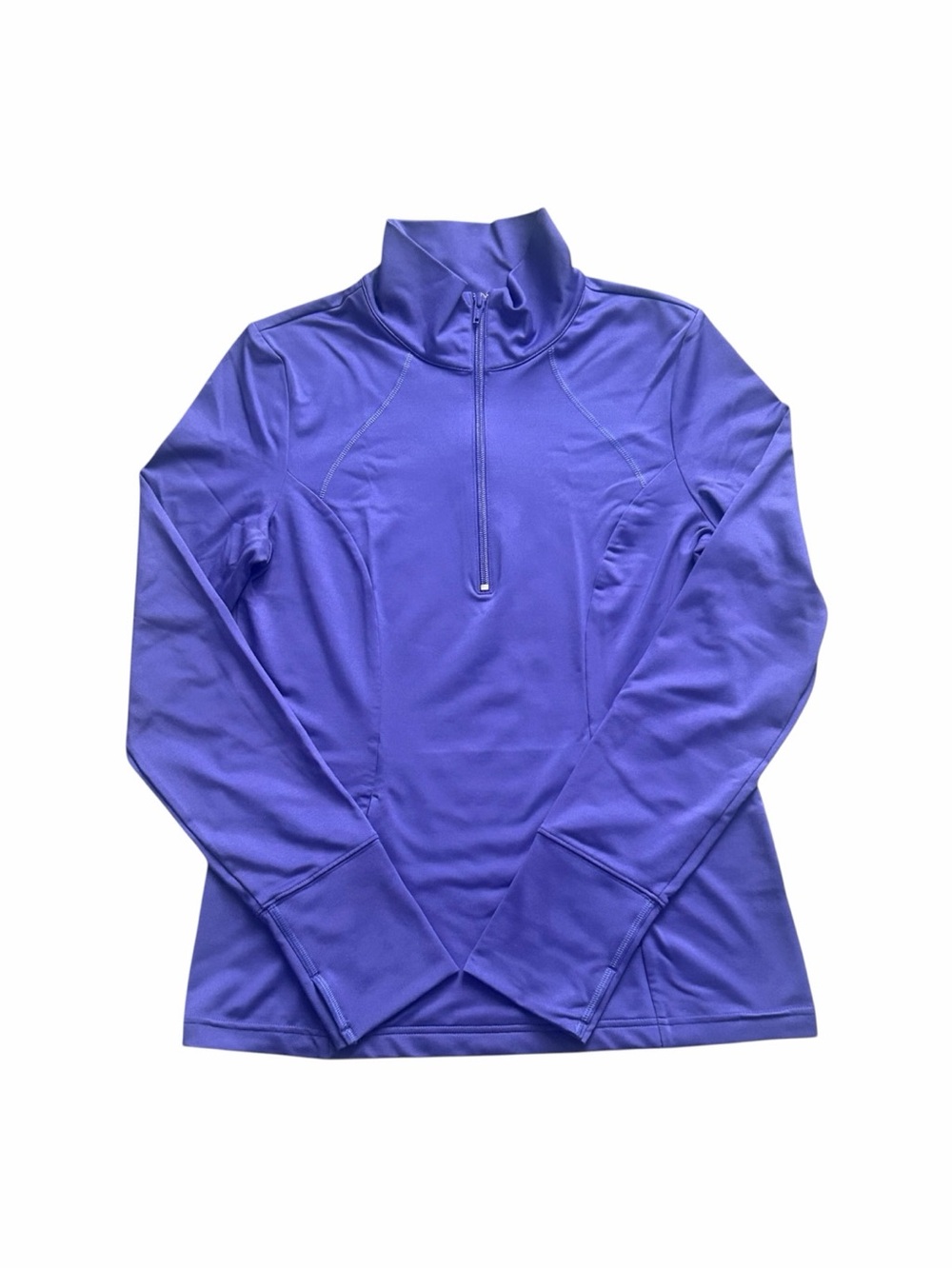 F Z By Zella Purple 1/4‎ Zip Athletic Pullover Medium Activewear Top